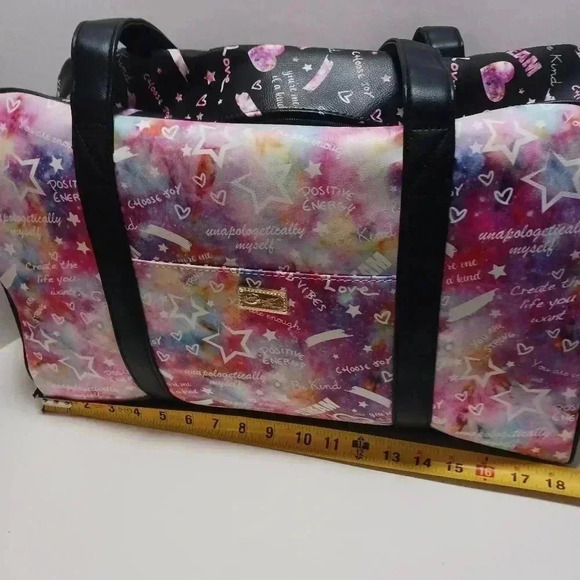 Betsy Johnson Duffel Bag RARE Needs Zipper - Picture 6 of 13